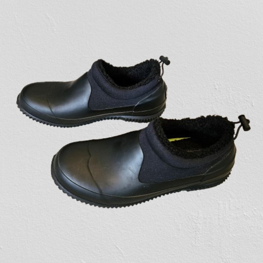 Kensie Women's Carmella Anti-Slip Fleece Lined Rain Shoes SIZE 8M BLACK
